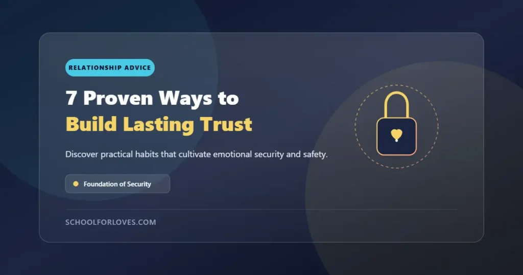 practical ways to build trust relationship guide