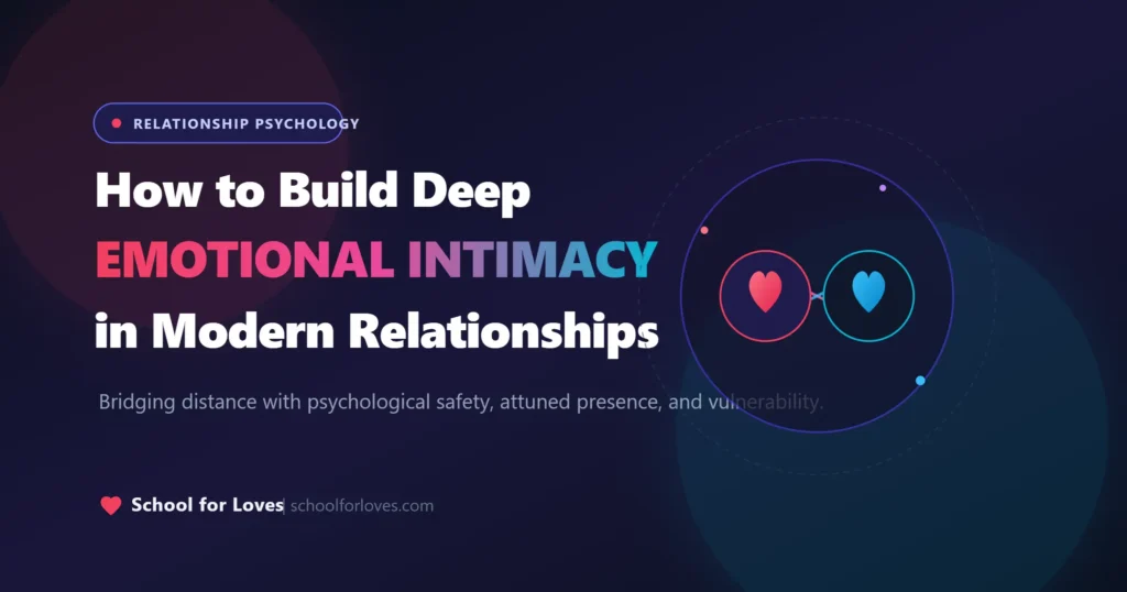 emotional intimacy in modern relationships