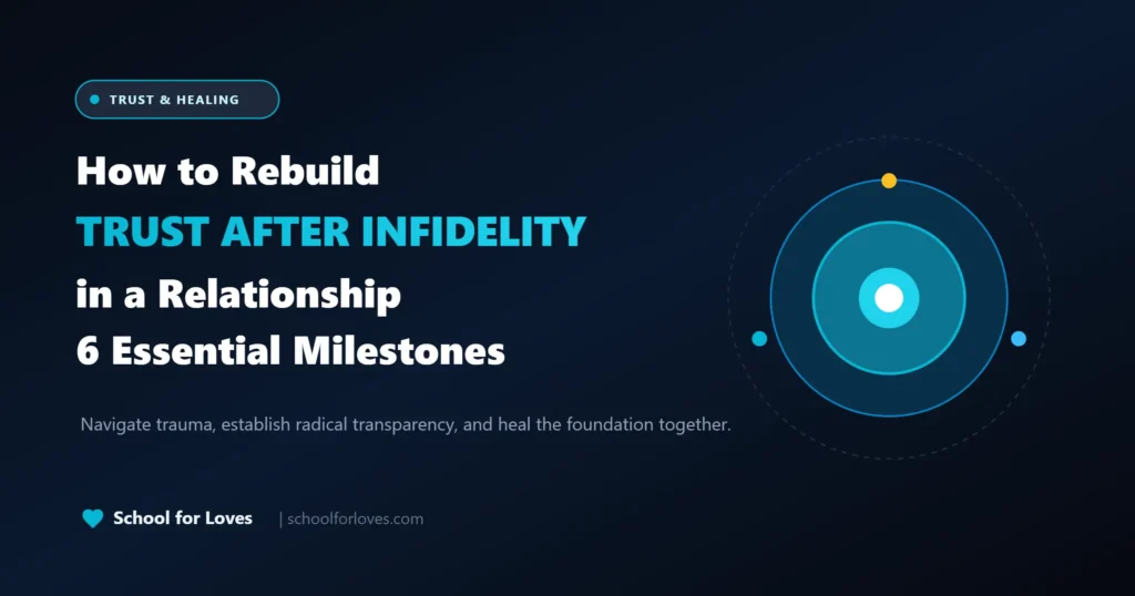 rebuild trust after infidelity in a relationship
