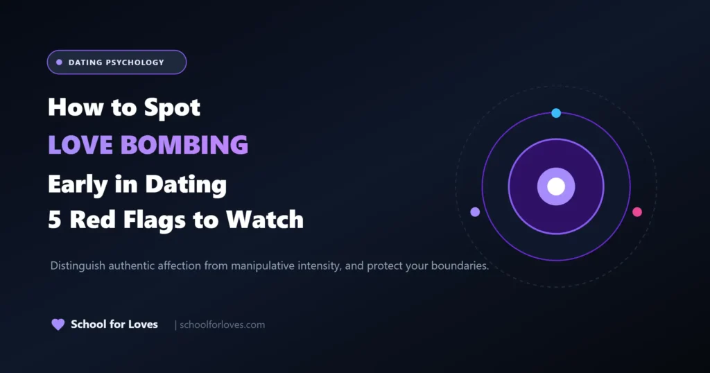 how to spot love bombing early in dating